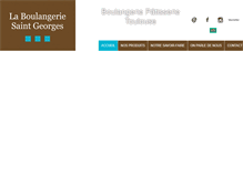Tablet Screenshot of boulangerie-saintgeorges.fr